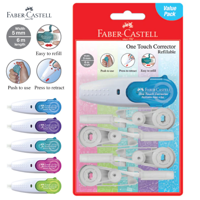 Faber-Castell One Touch Corrector + 4 Refills