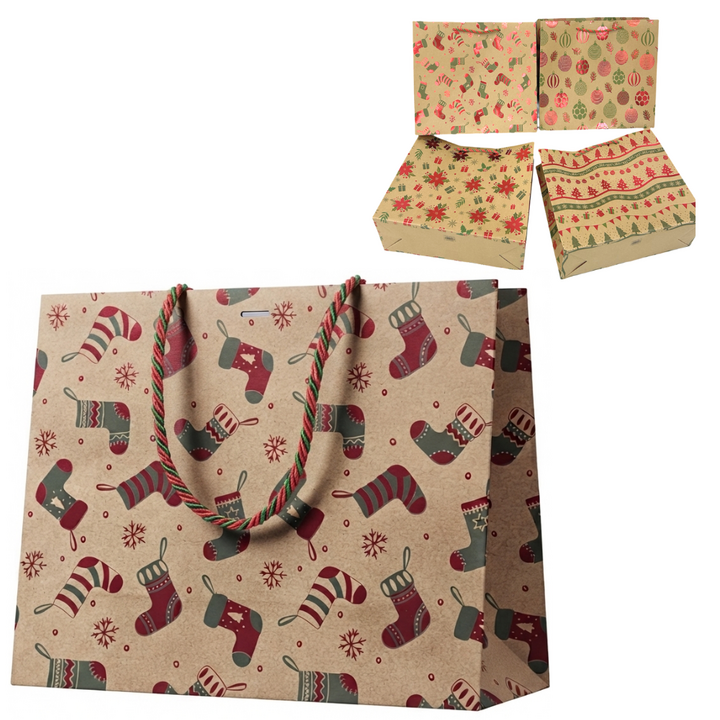 Christmas Paper Bag L32 x H25 x W11cm