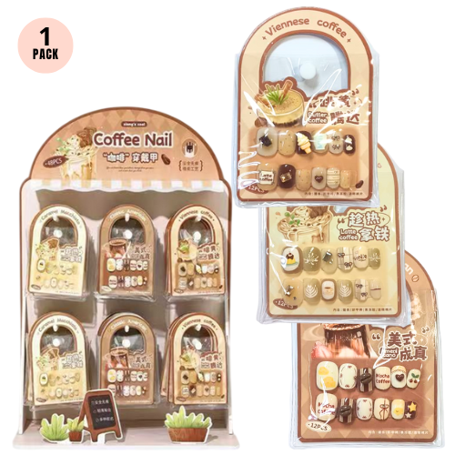 Xiang'z Nail Sticker Coffee 9.3*12.5cm XZ-50634