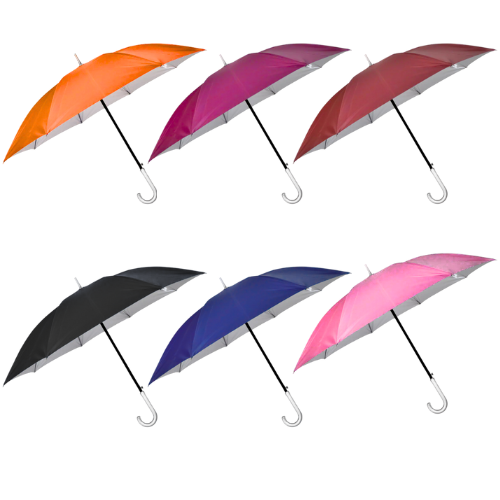 Long Umbrella UV Plain Colour 23 inch