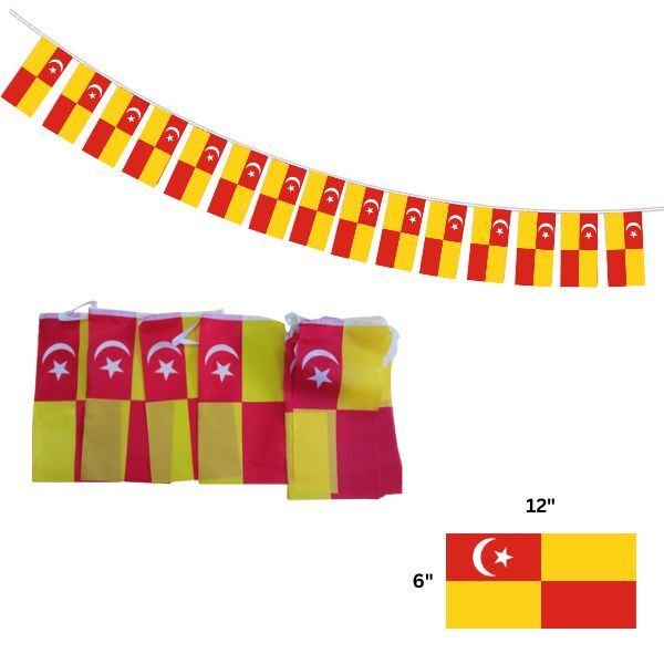 Bunting Flag - Selangor 6x12 15's