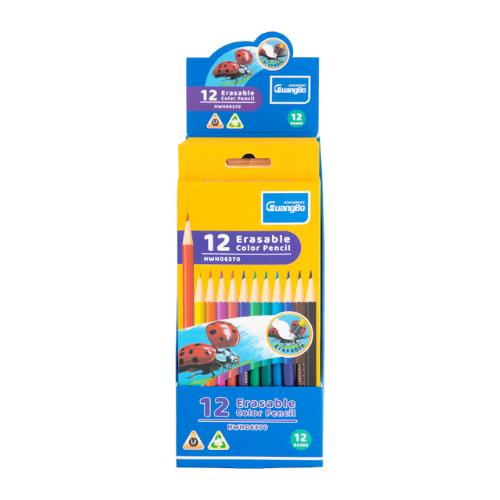 GuangBo Eraserable Color Pencil 12 Colors