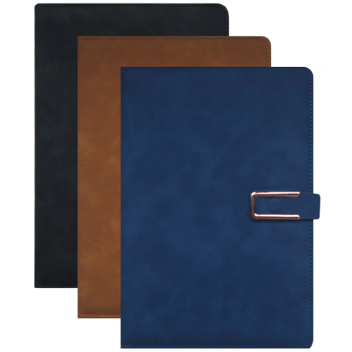 SCHOOLCHILD Premium Hard Cover Note Book Lock Belt A5