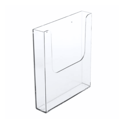 UEW Wall Mount Acrylic Brochure Holder  L22 x H24 x W4cm
