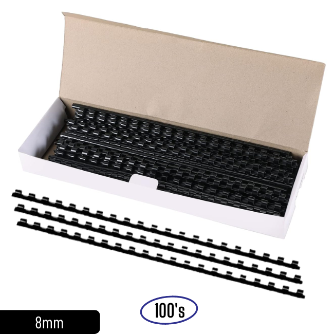 Comb Binder 21 Ring Black