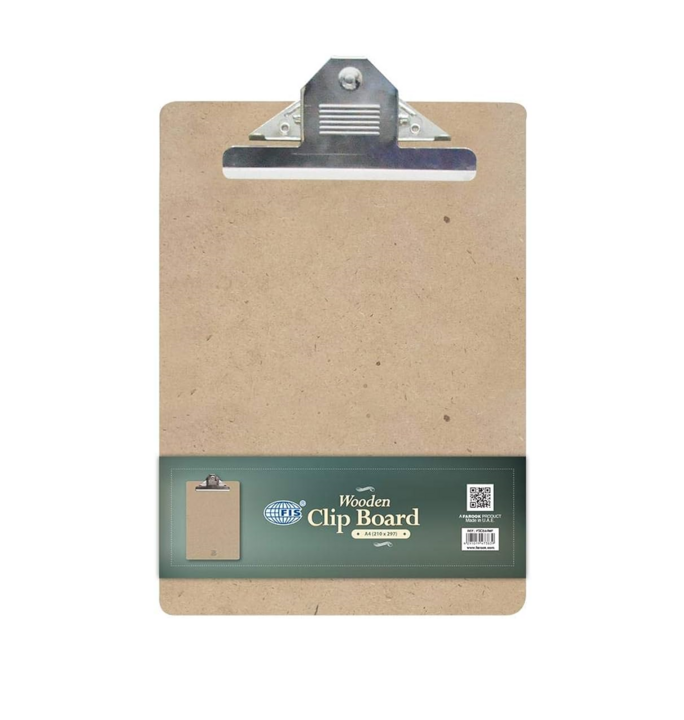 Wooden Jumbo Clip Board F4