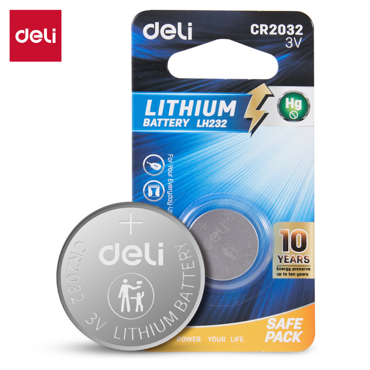 Deli Lithium Battery CR2032
