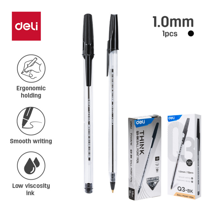 Deli Think Ball Point Pen 1.0mm