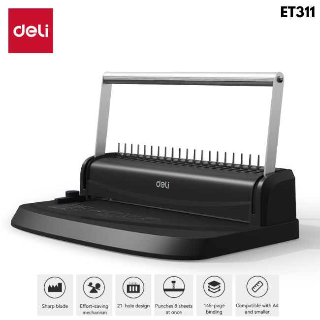 Deli Comb Binding Machine ET311