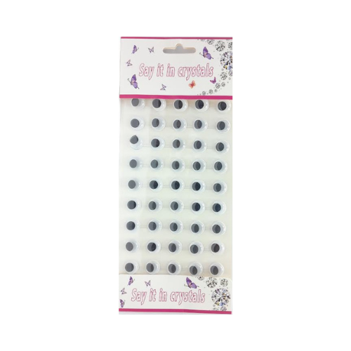 Eyeball 3D Diamond Sticker 12mm 8803-1