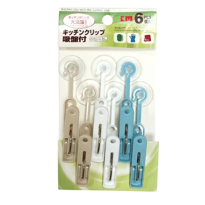 KM Kitchen Peg with Suction Cup 1121 6's