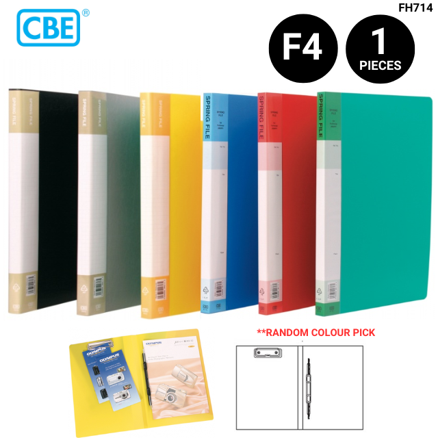 CBE PP Spring & Clip File