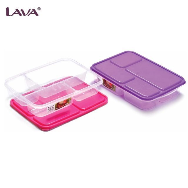 LAVA Lunch Box with 4 Compartment 1.6L LBX882