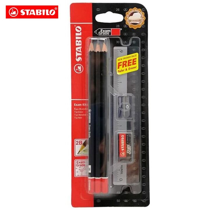 Stabilo Exam Grade 2B Pencil 6's