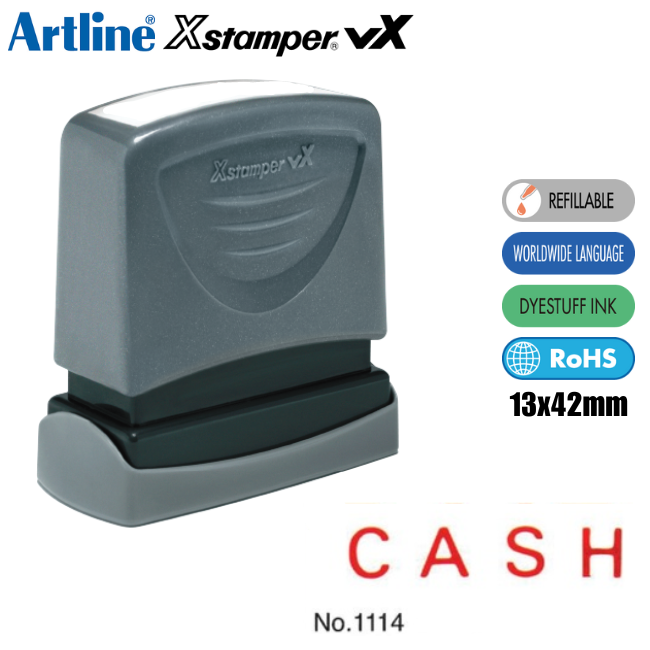 Artline X Stamper (Cash) ES-BV - Red