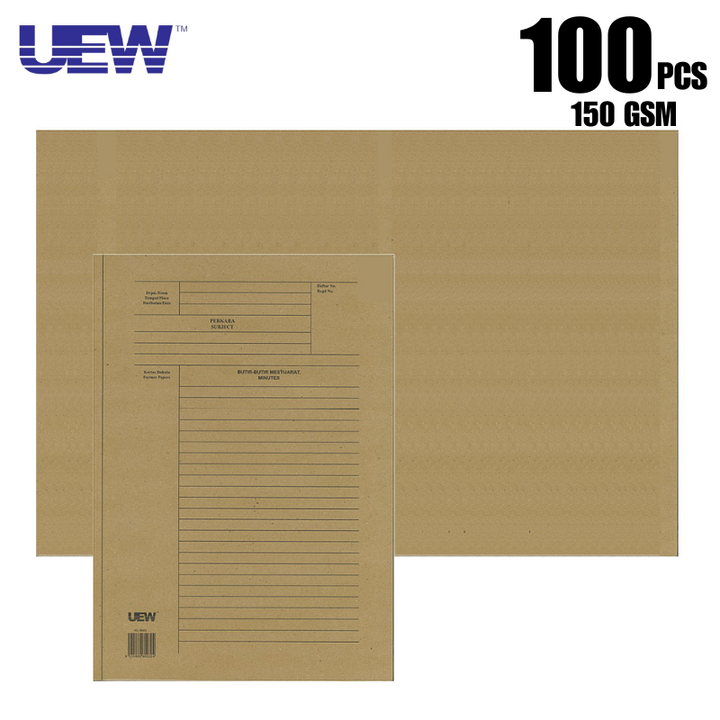 UEW Brown Minute File 100's