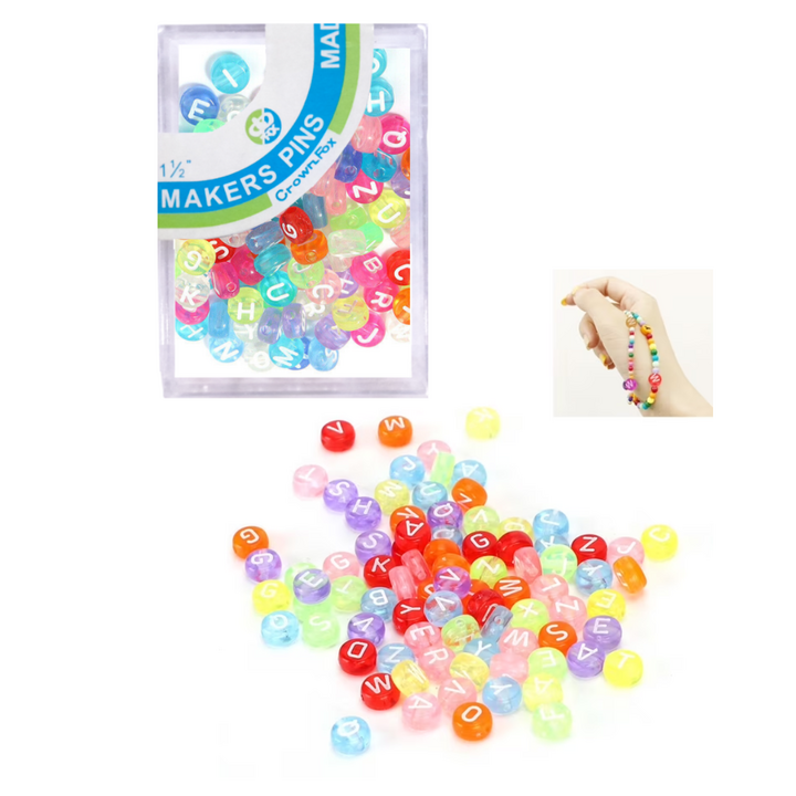 DIY Craft - ABC Crystal Bead Mix Colour