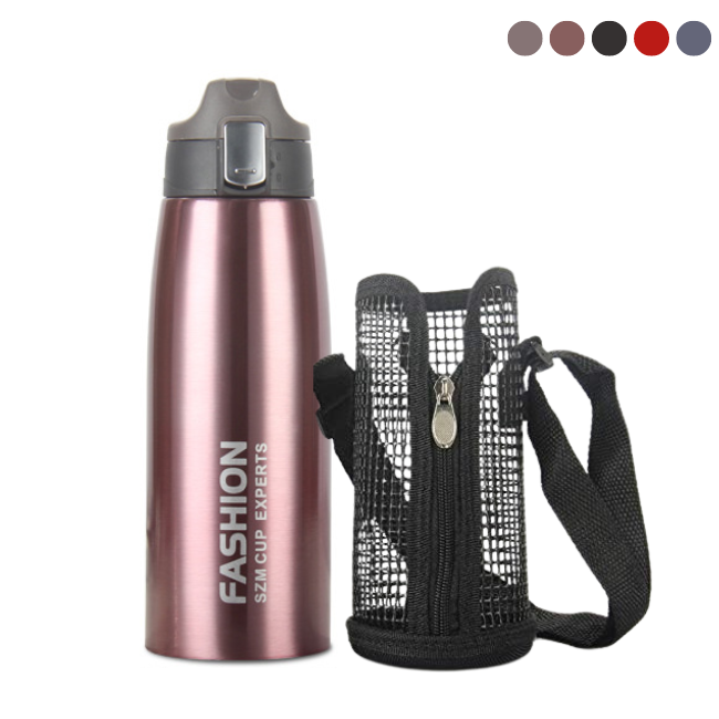Stainless Steel 304 Water Flask with Sling Bag 260