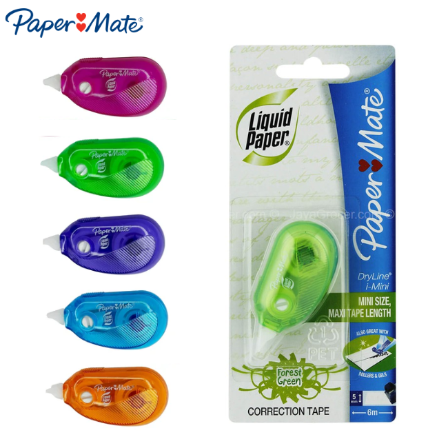 Papermate Correction Tape  Dryline Mini SM45008015 5mmx6m (1's)
