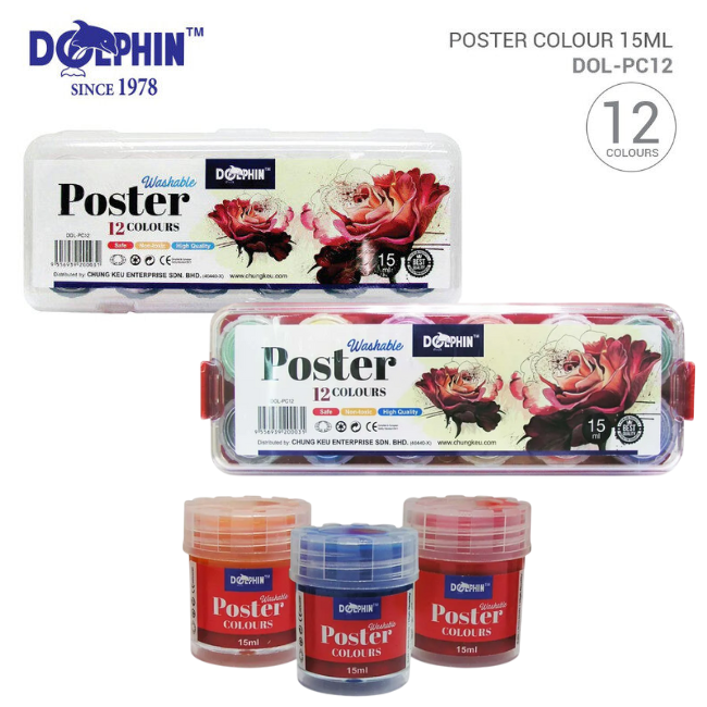 Dolphin Poster Colour