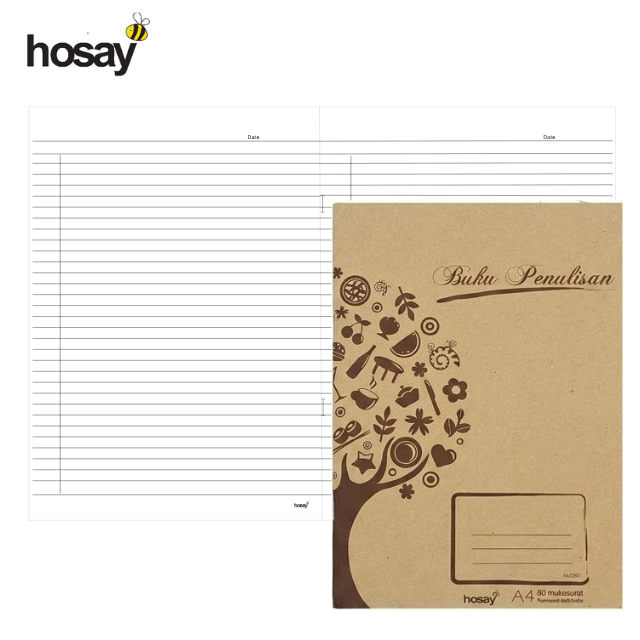 Hosay Buku Penulisan A4 80s