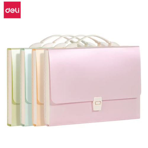 Deli Expanding File Asst Colours A4 13's PM306