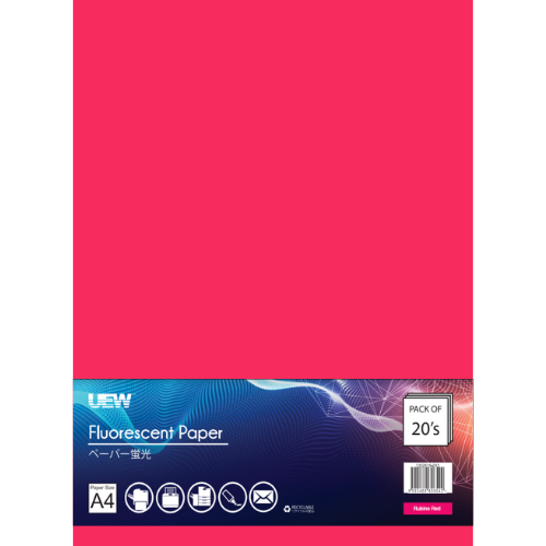 UEW Fluorescent Paper A4 20s