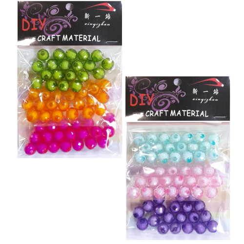 DIY Craft - Transparent Round Bead 3 in 1