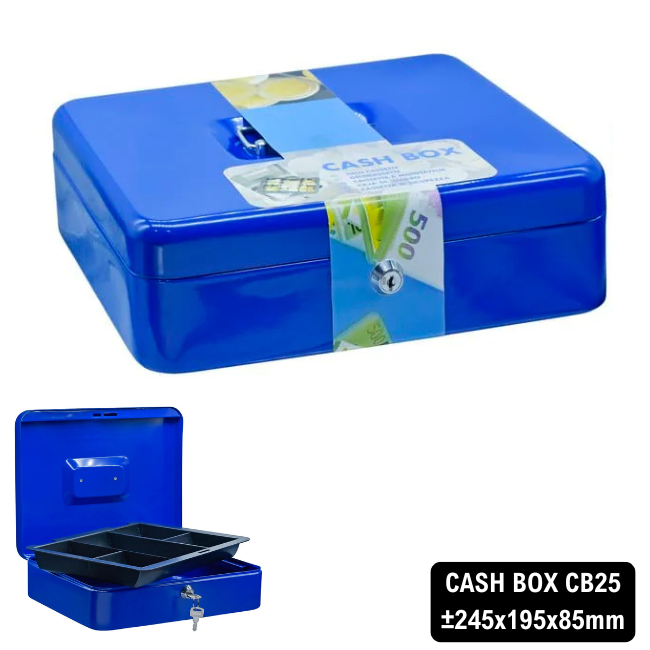 CASH BOX CB25 250x200x90mm