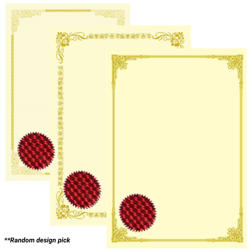 Certificate Card A4 160gsm 100's